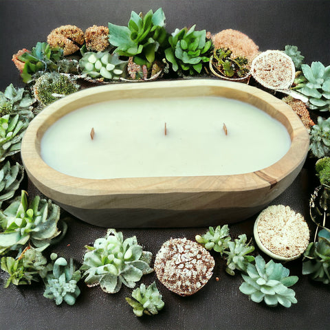 Wood Wick Dough Bowls.