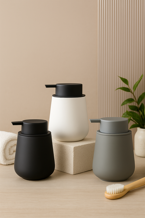 Matte Ceramic Foaming Soap Dispenser